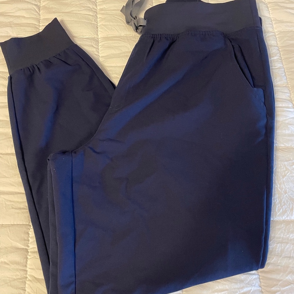 Figs Navy Blue Scrub Set